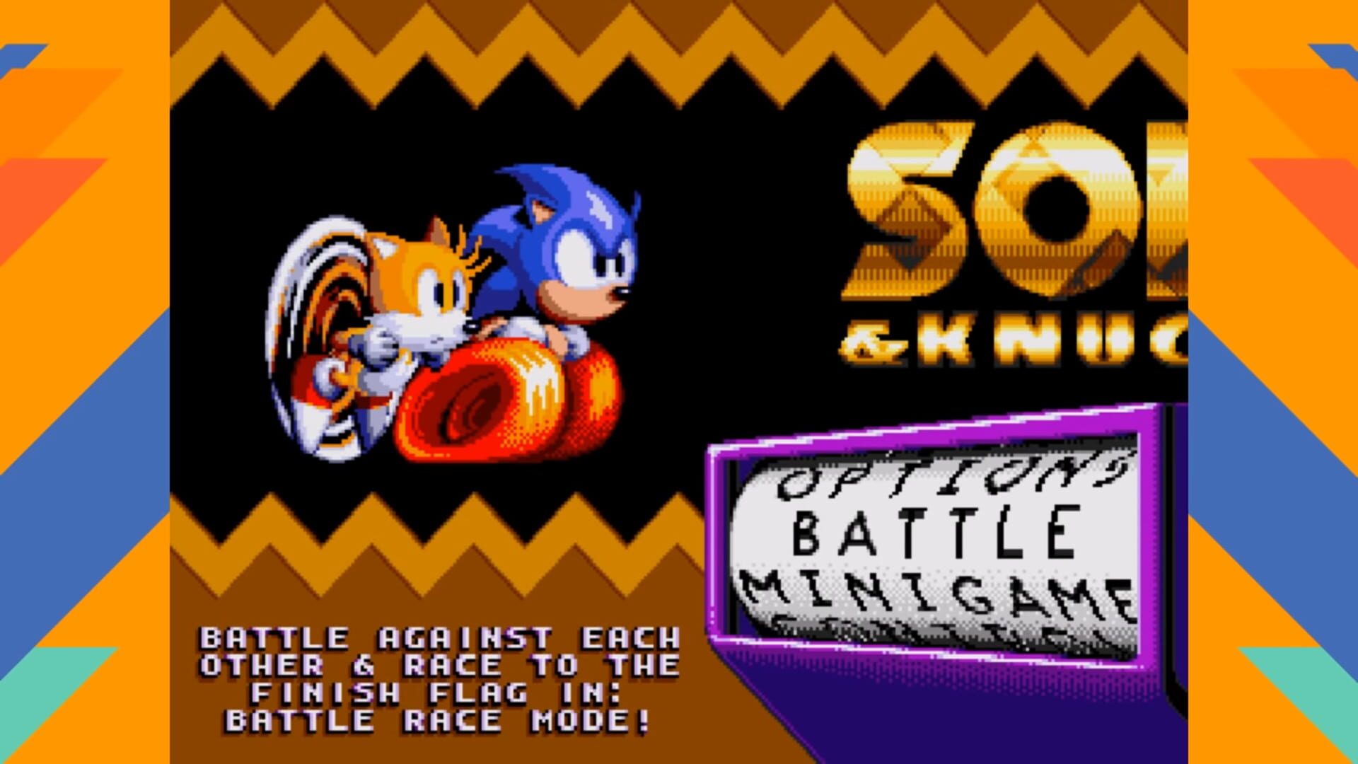 Foto do jogo Sonic 3 & Knuckles Battle Race