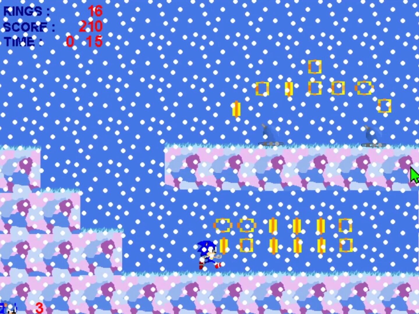 Foto do jogo Sonic Robo Christmas Blast