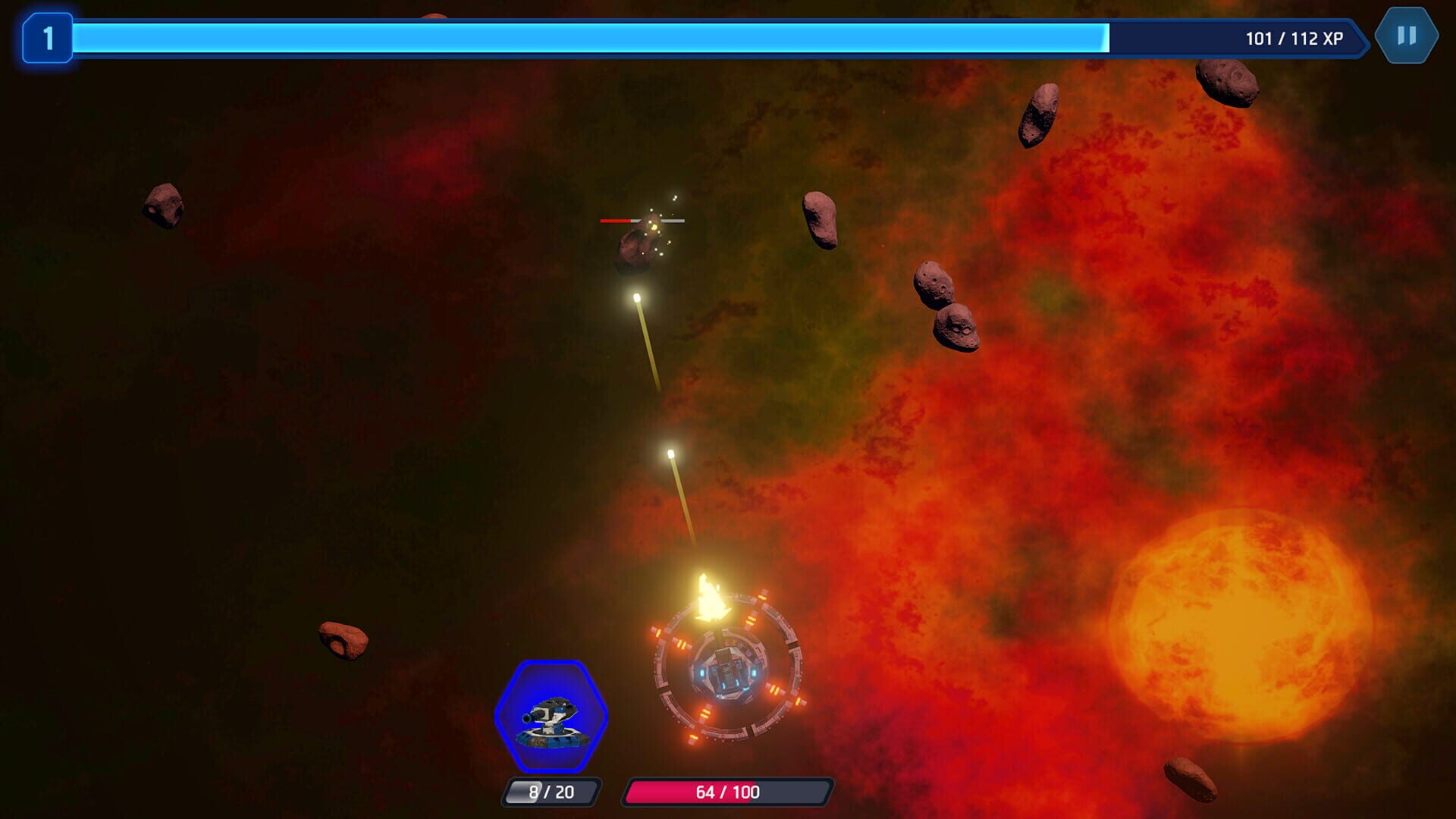 Foto do jogo Asteroid Sentinel