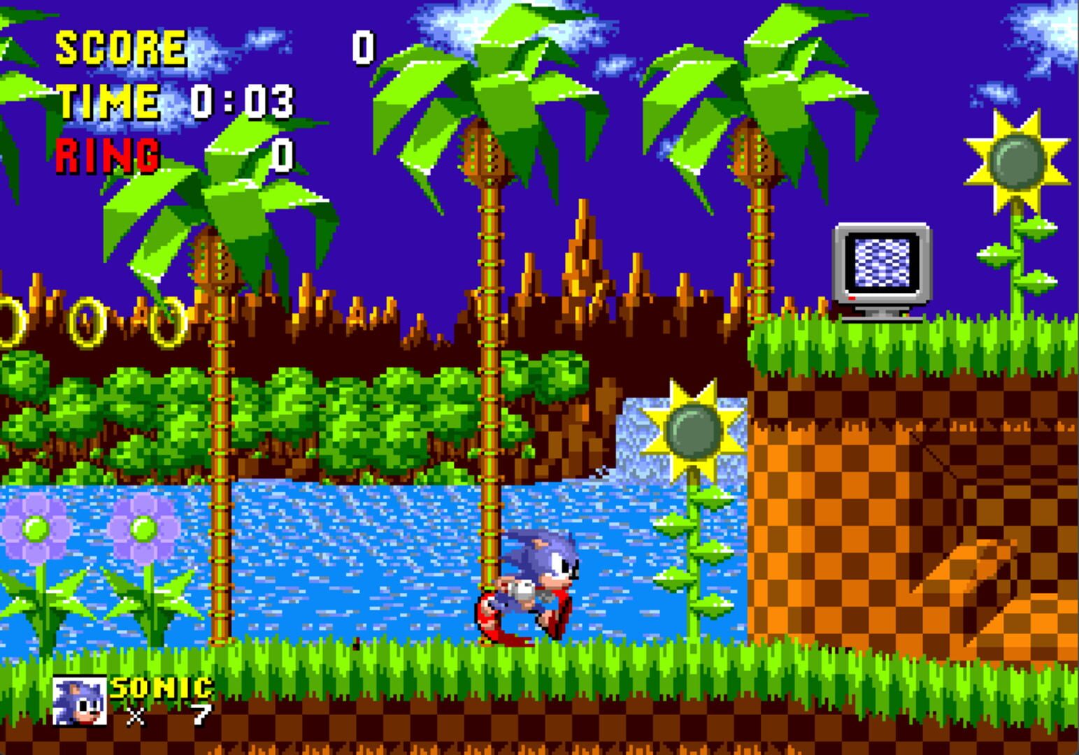 Foto do jogo Sonic PC Port Remake