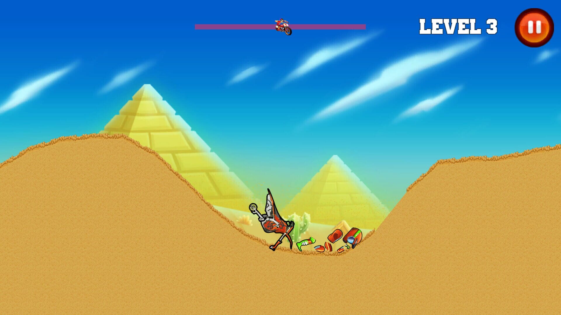 Foto do jogo Crazy Bike Hill Racing