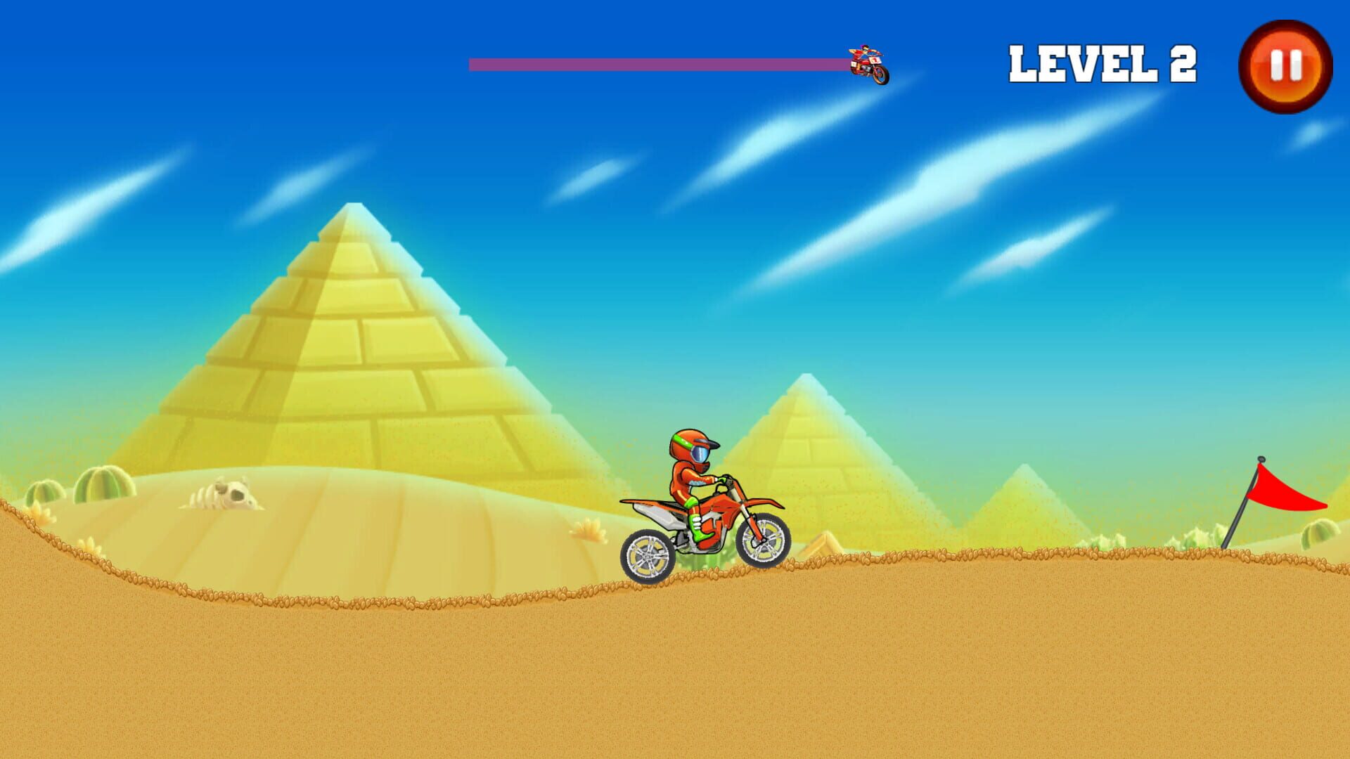 Foto do jogo Crazy Bike Hill Racing