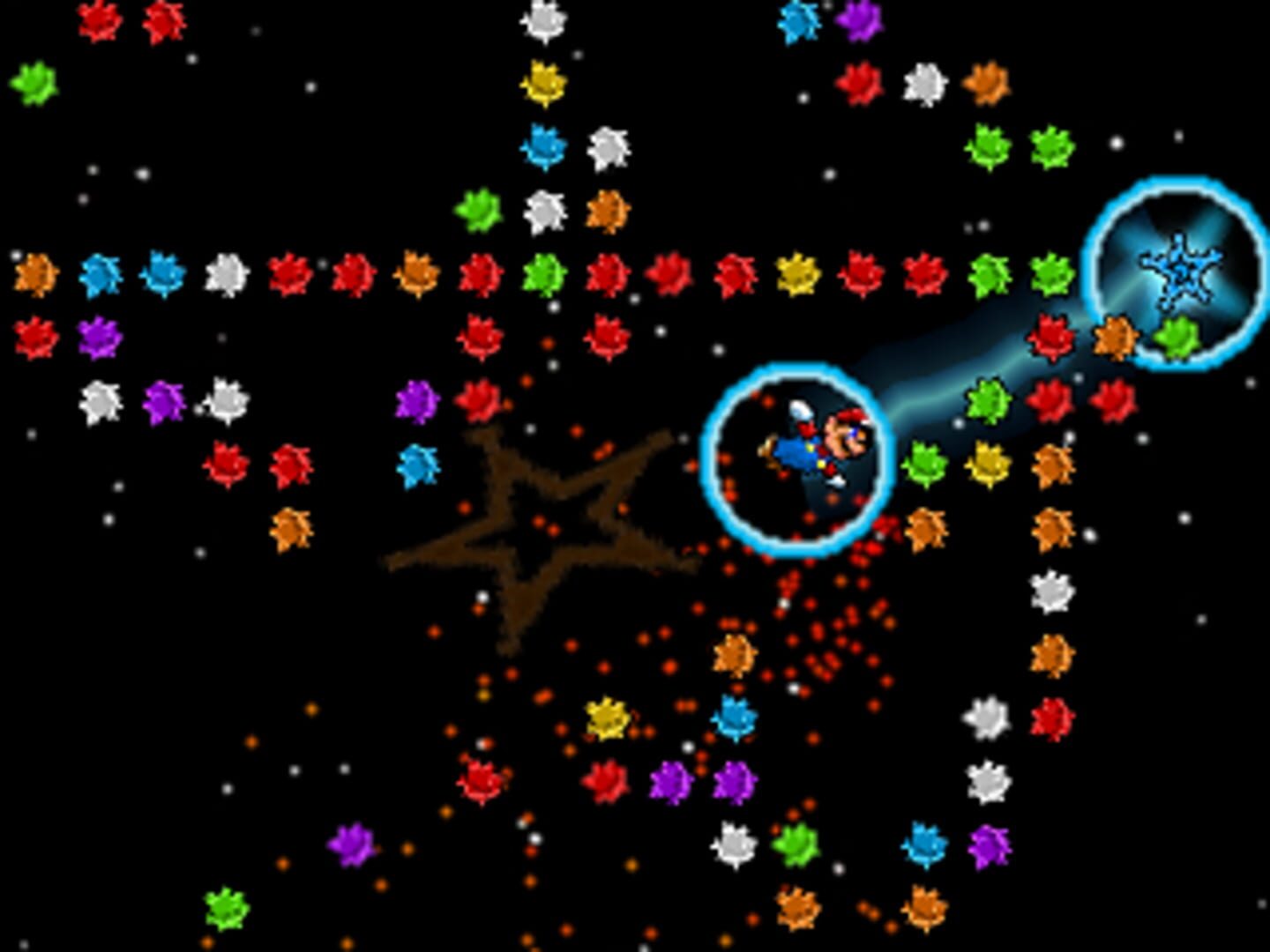 Foto do jogo Super Mario Galaxy: A Blue Star Adventure