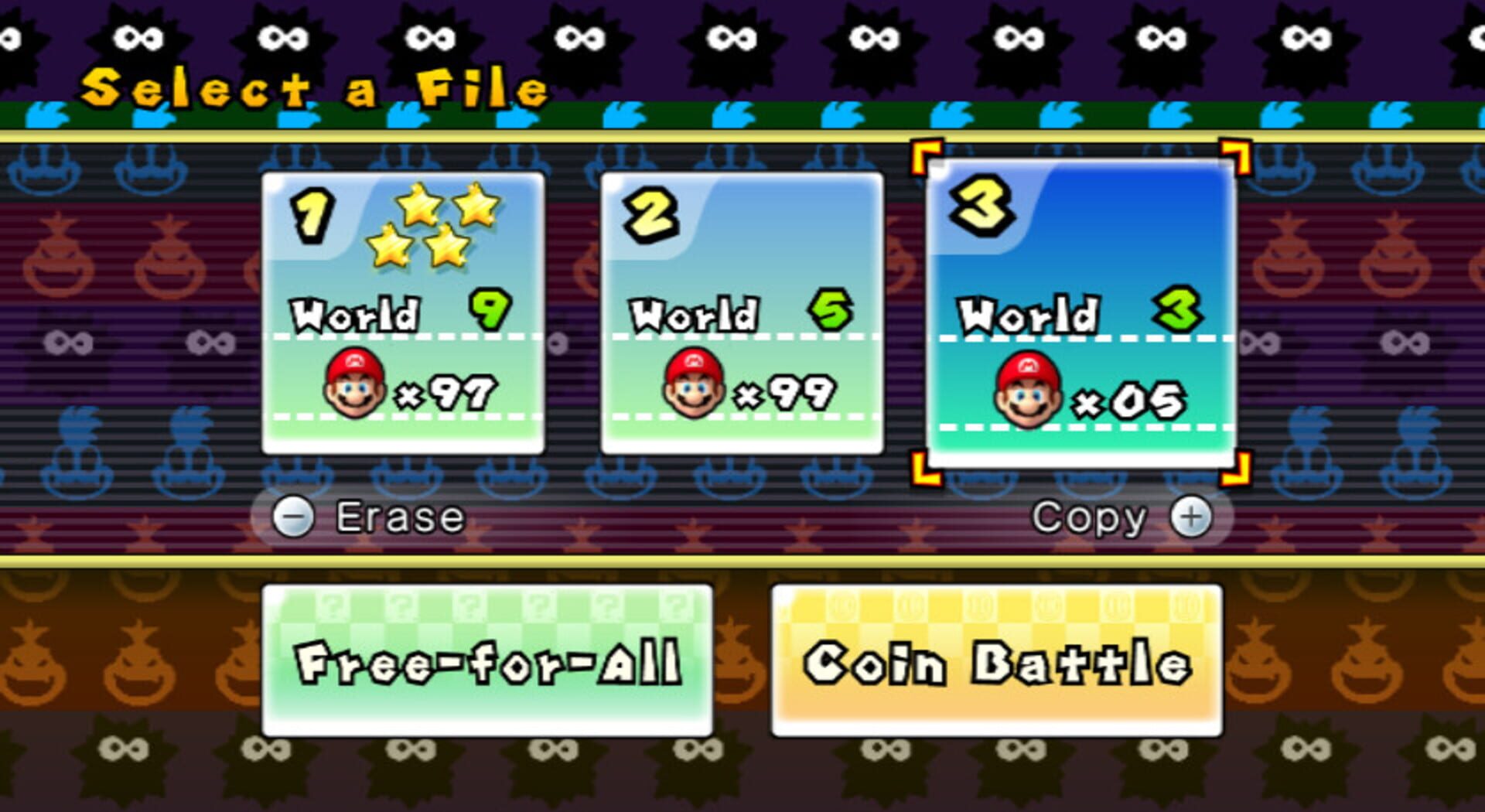 Foto do jogo NSMBW Superstar Mode