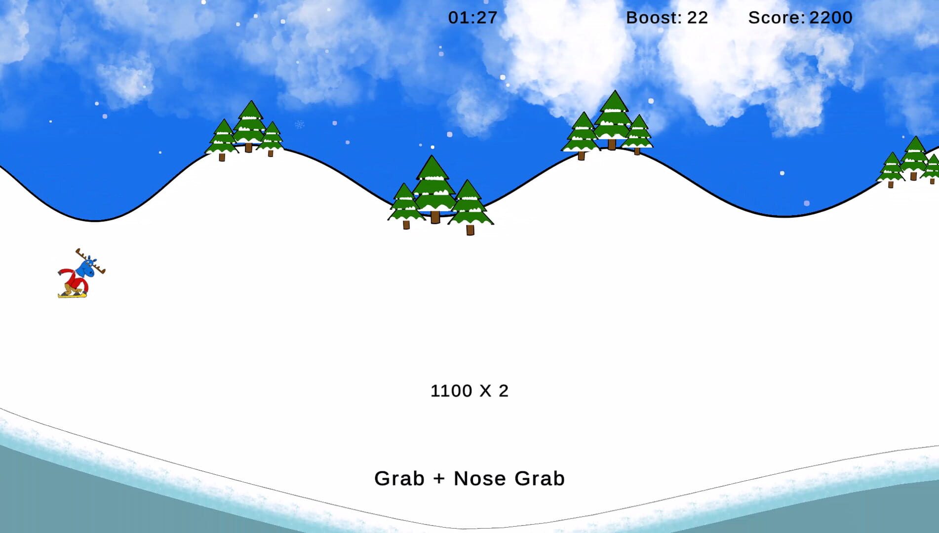 Foto do jogo Moose Boarders