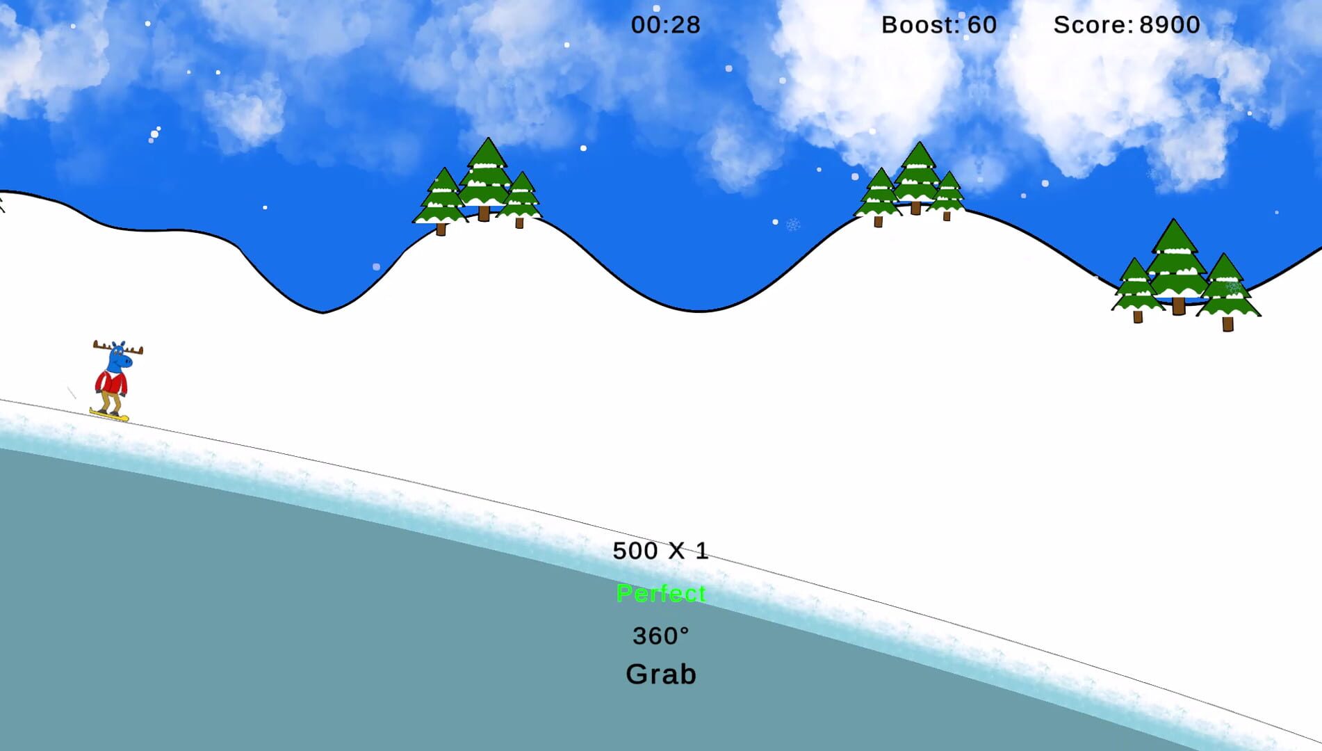 Foto do jogo Moose Boarders