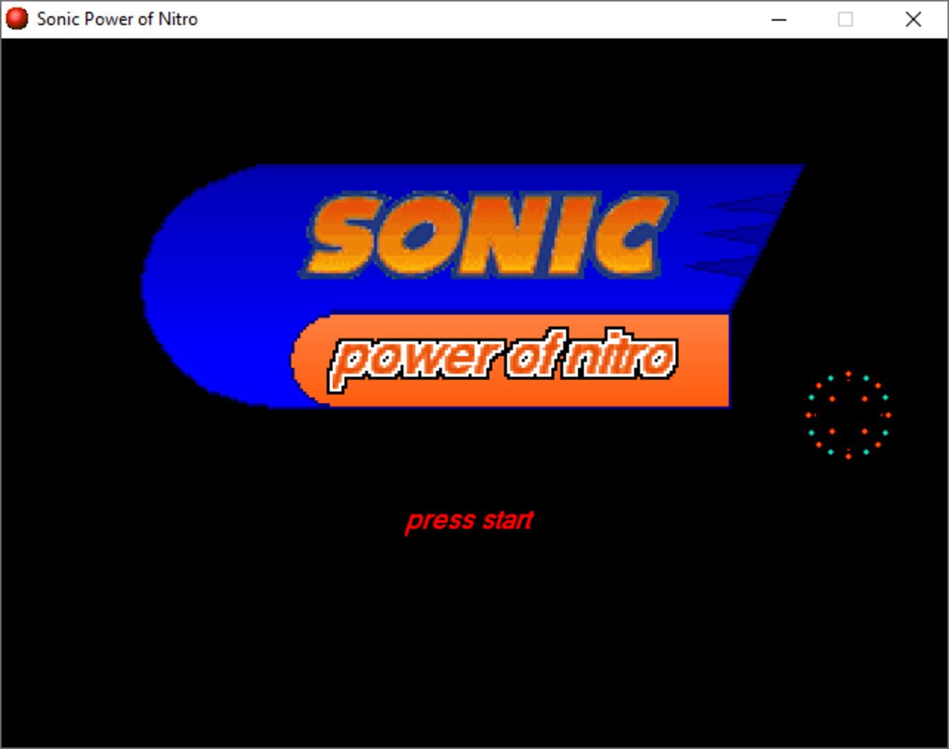 Foto do jogo Sonic Power of Nitro