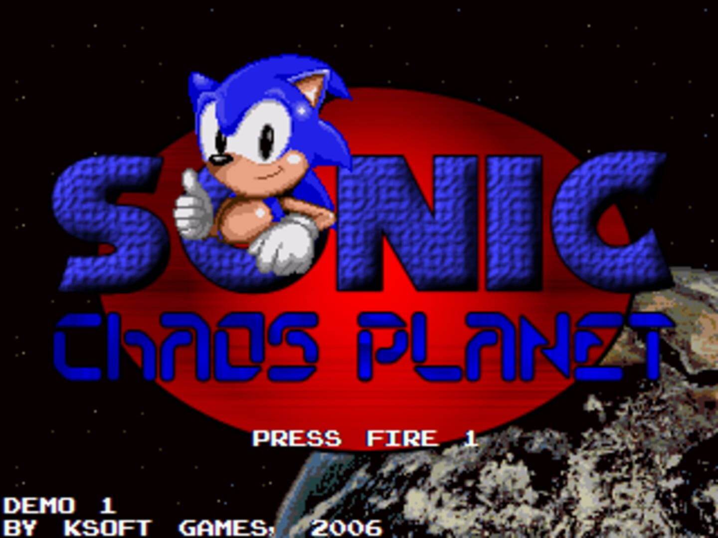 Foto do jogo Sonic Chaos Planet
