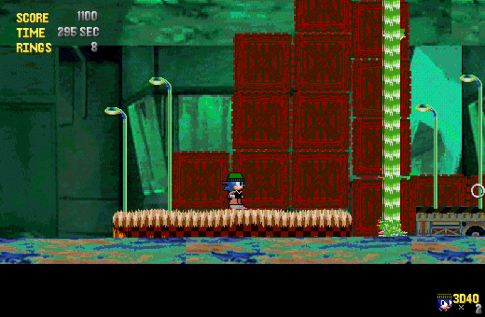 Foto do jogo Sonic 3D40 vs. Counterfeit