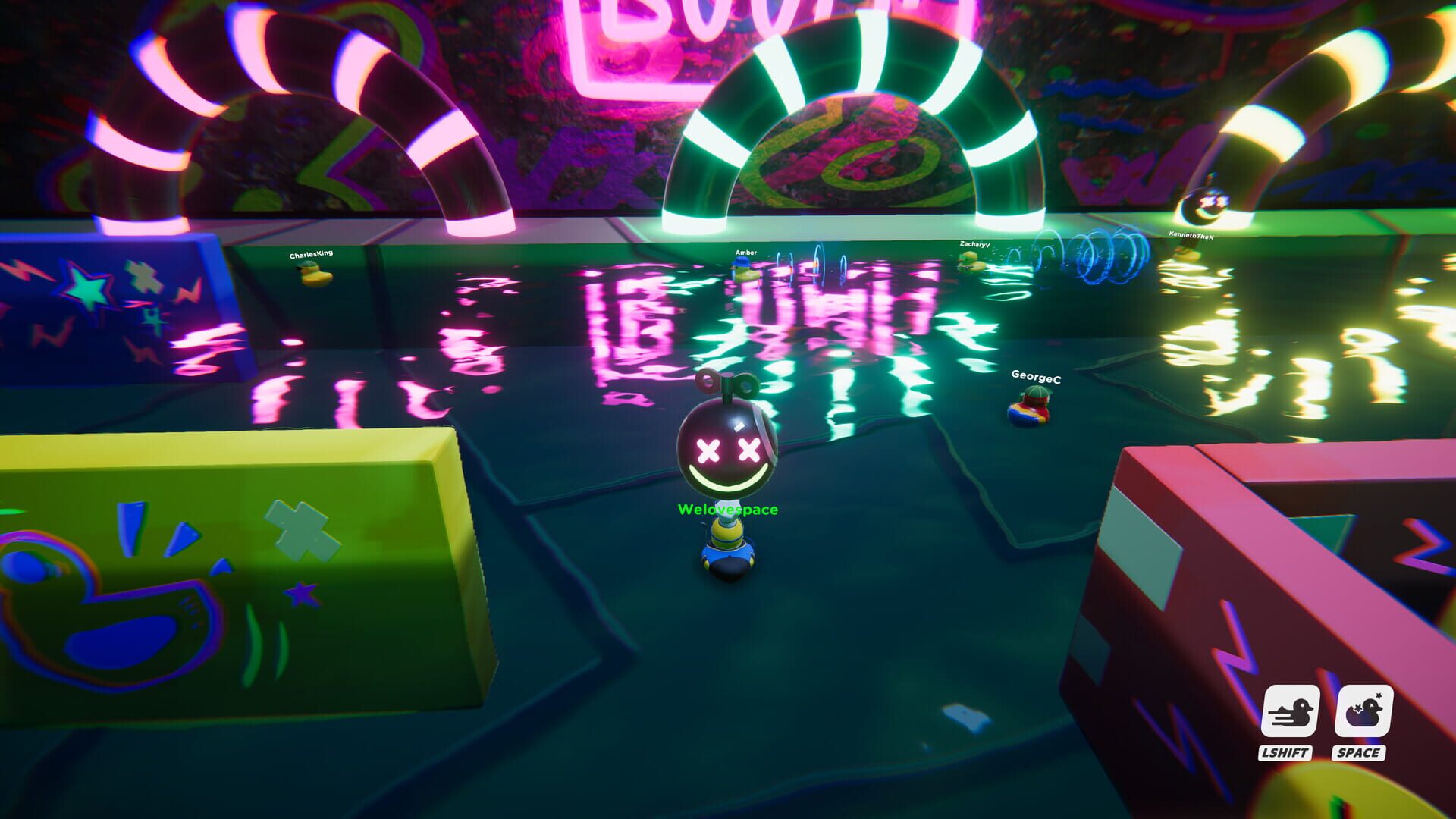 Foto do jogo Slowly Sliding Ducks