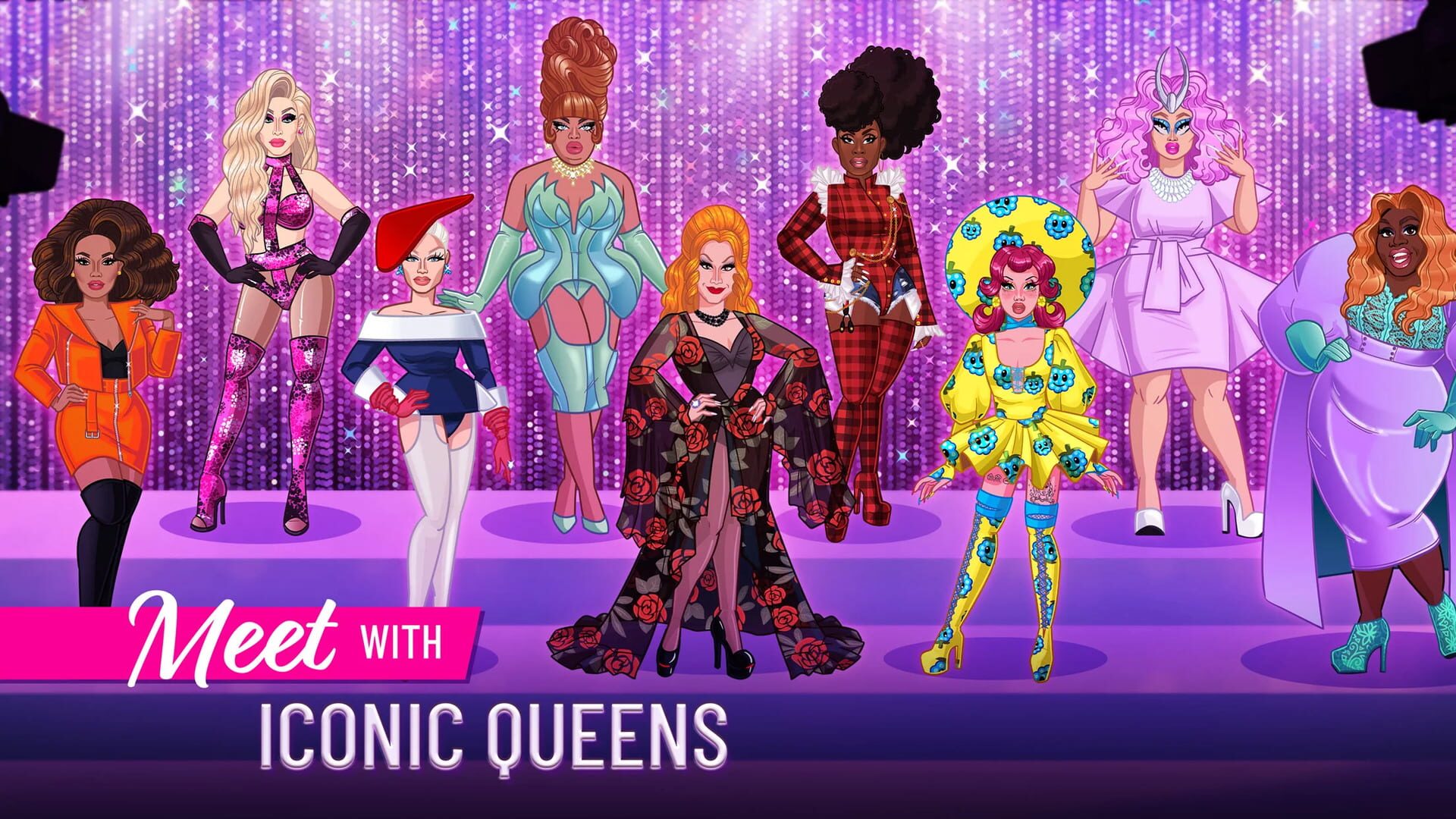 Foto do jogo RuPaul's Drag Race Match Queen