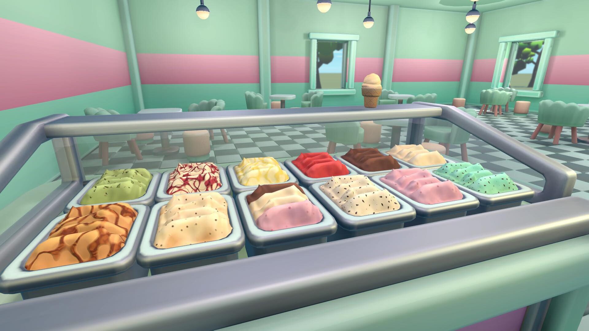 Foto do jogo Ice Cream Together: A Cozy Parlor Simulator