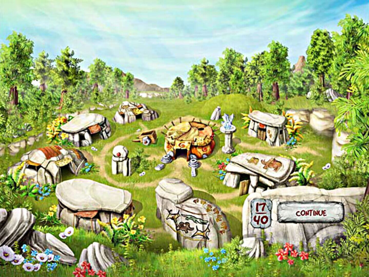 Foto do jogo The TimeBuilders: Caveman's Prophecy