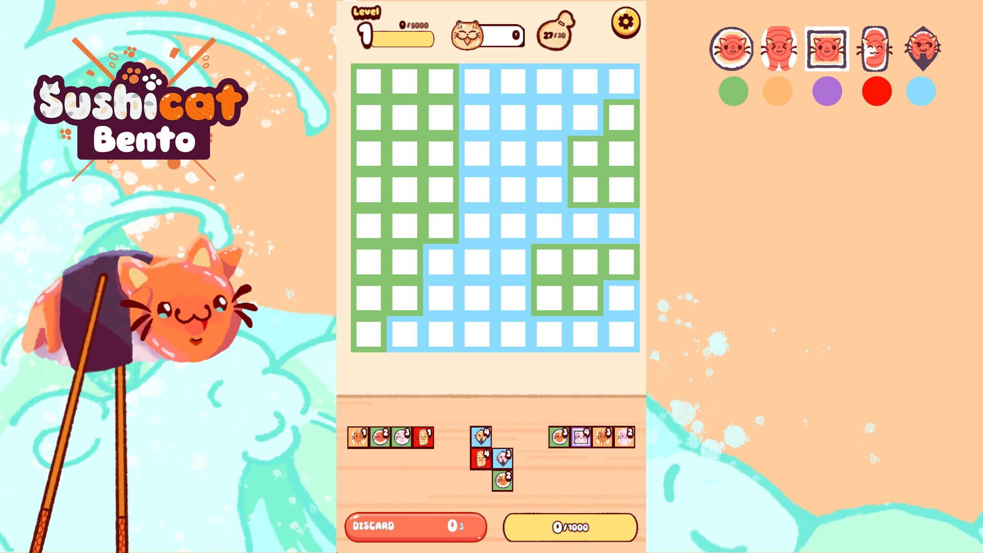 Foto do jogo SushiCat: Bento