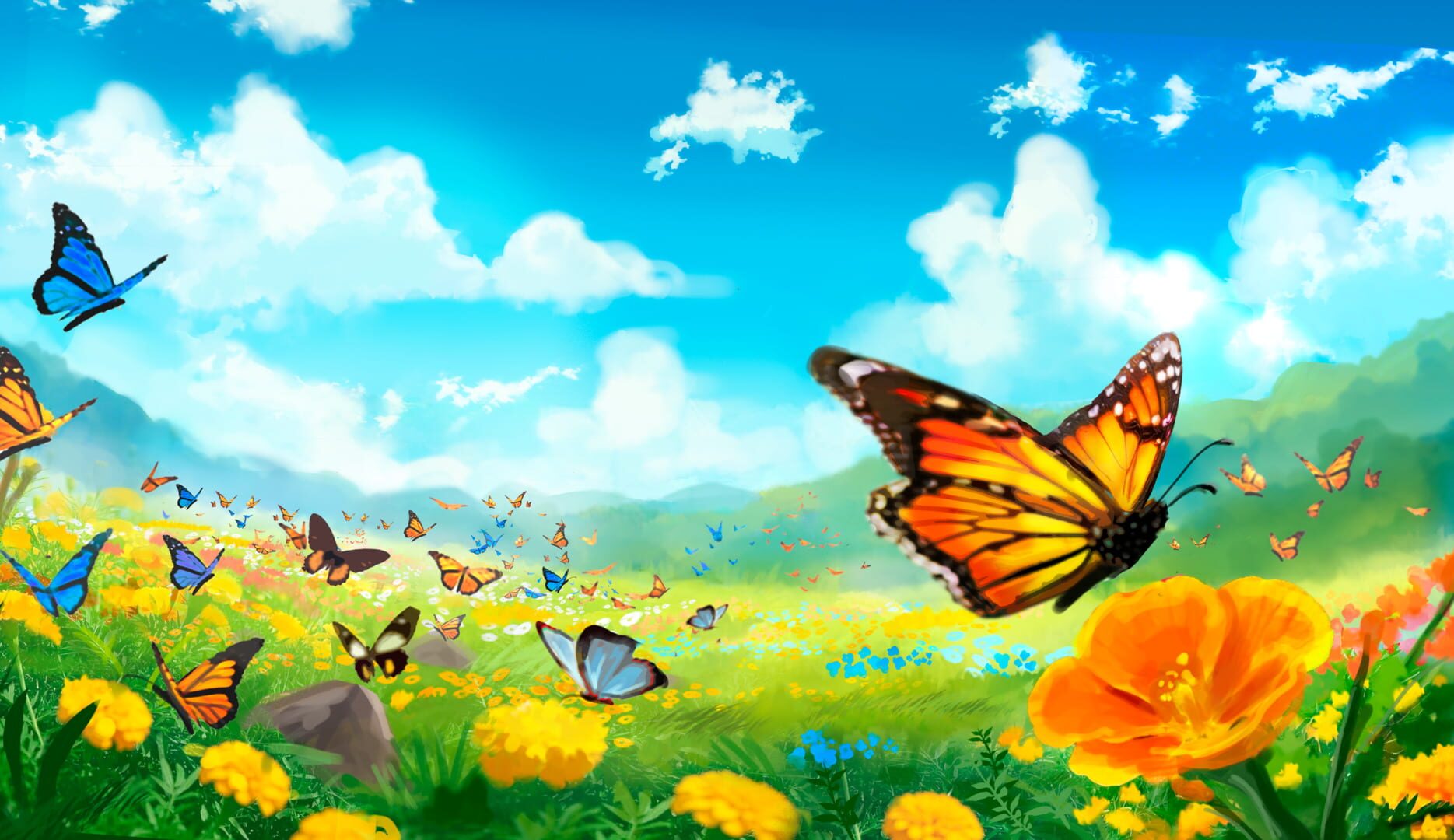 Foto do jogo Flutterfield