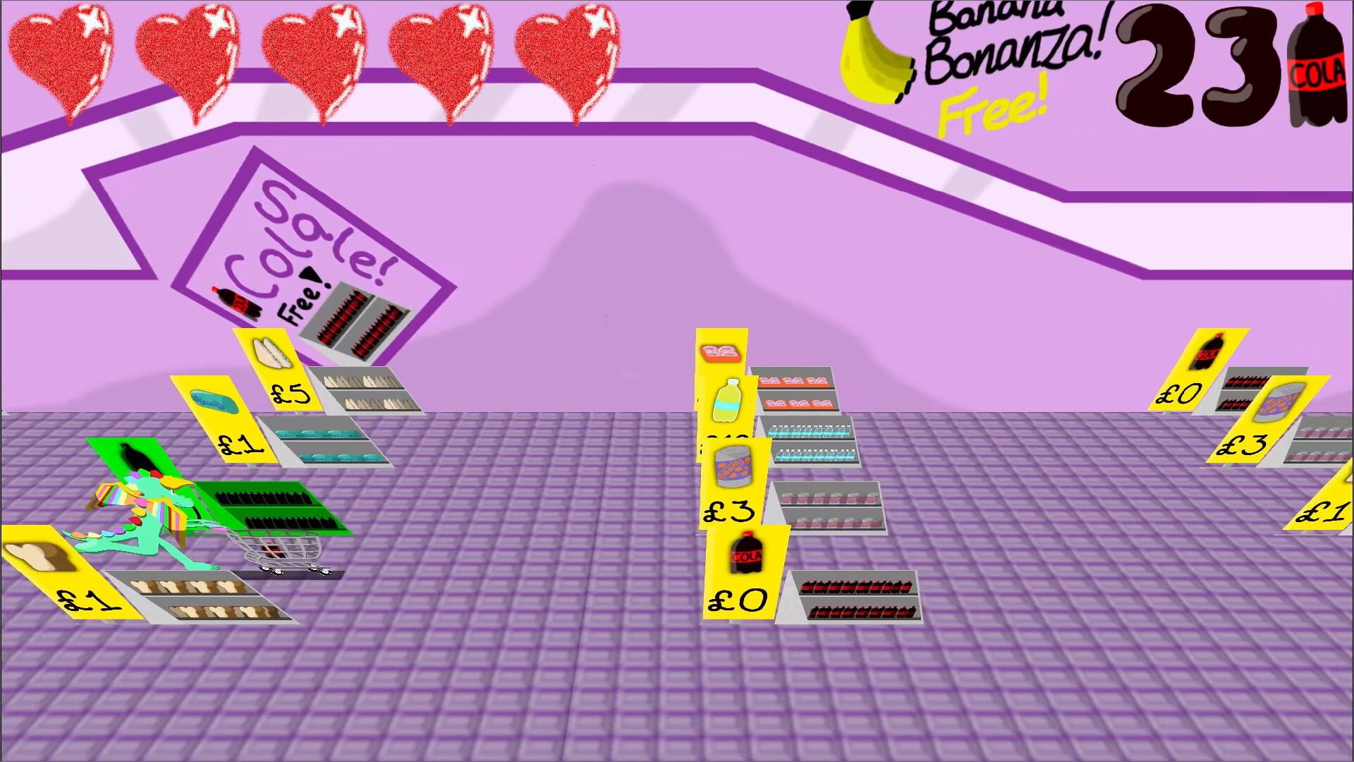Foto do jogo Supermarket Cola Dash Deluxe!