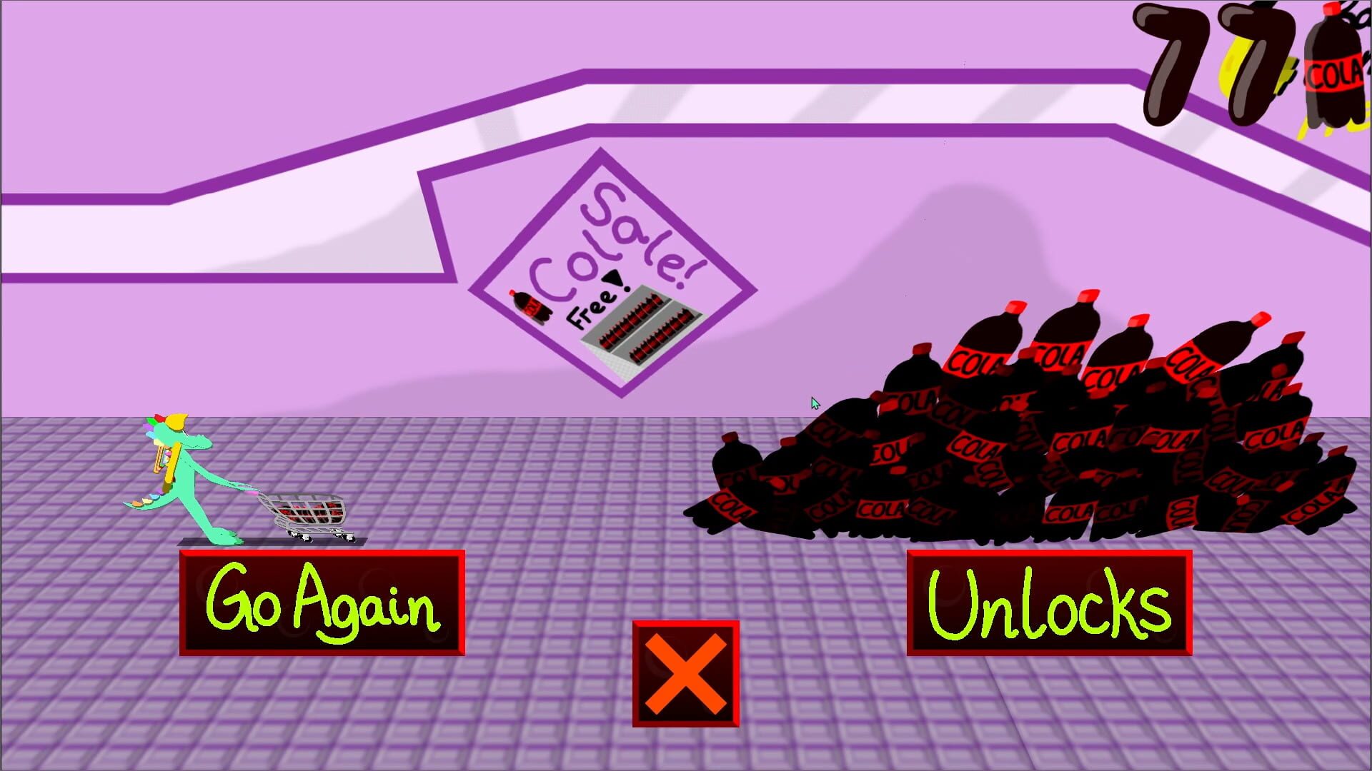 Foto do jogo Supermarket Cola Dash Deluxe!