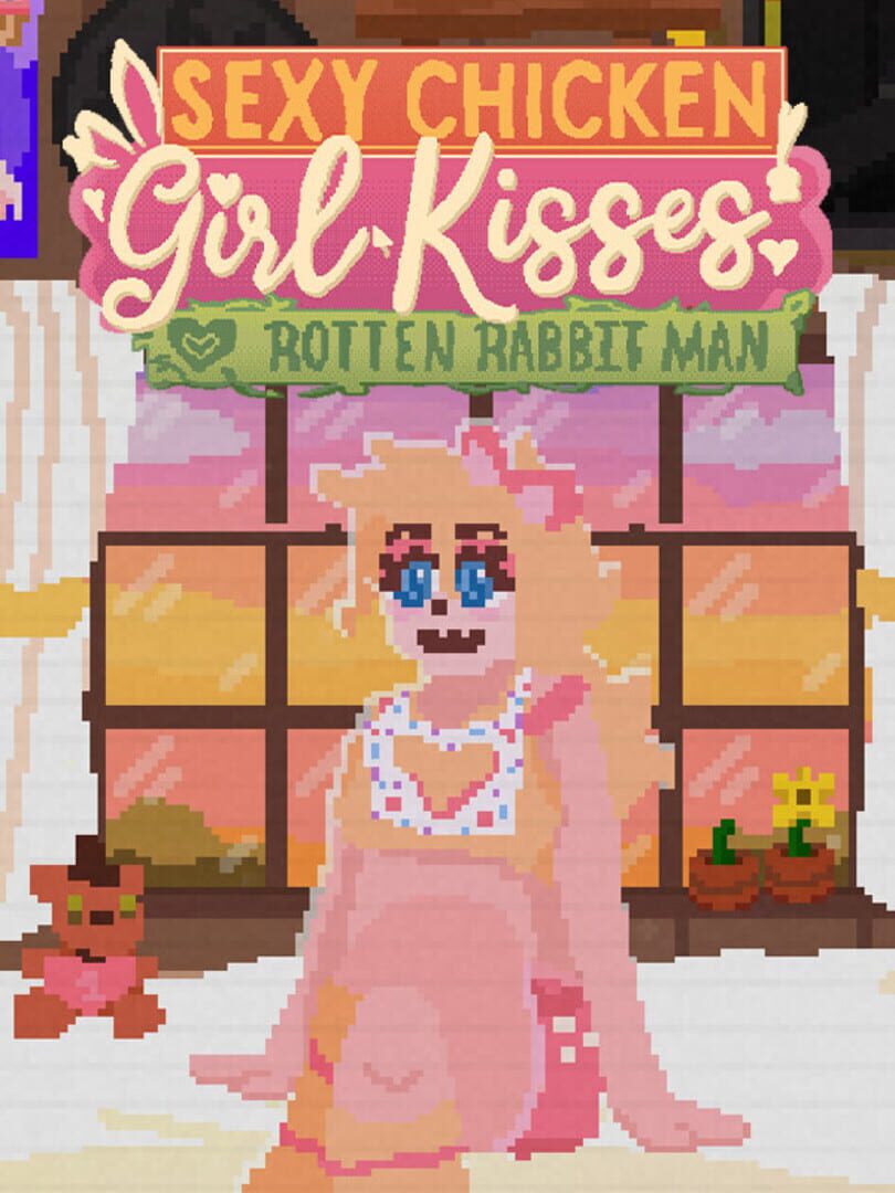 Foto do jogo Sexy Chicken Girl Kisses Rotten Rabbit Man
