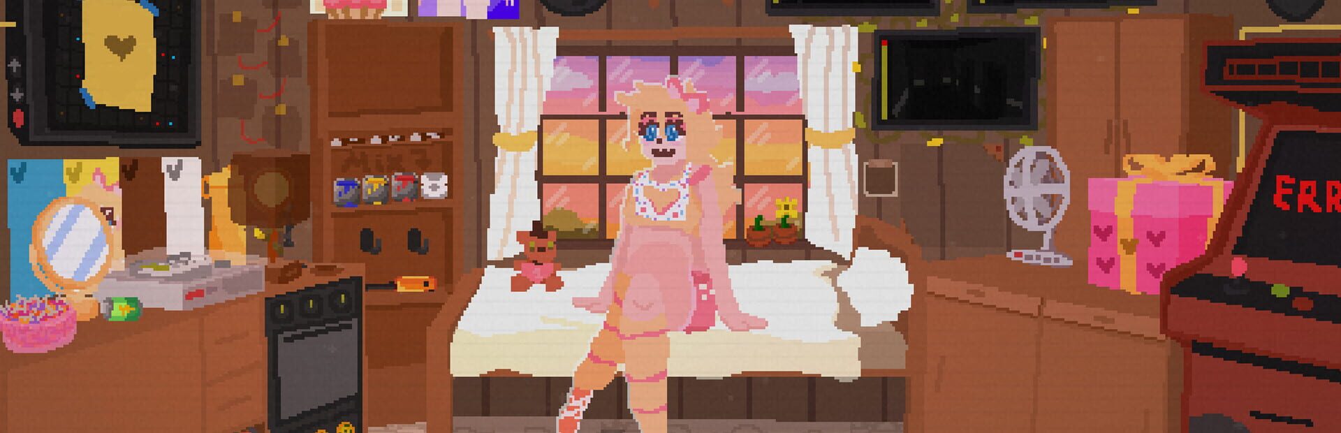 Foto do jogo Sexy Chicken Girl Kisses Rotten Rabbit Man
