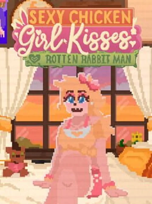 Sexy Chicken Girl Kisses Rotten Rabbit Man