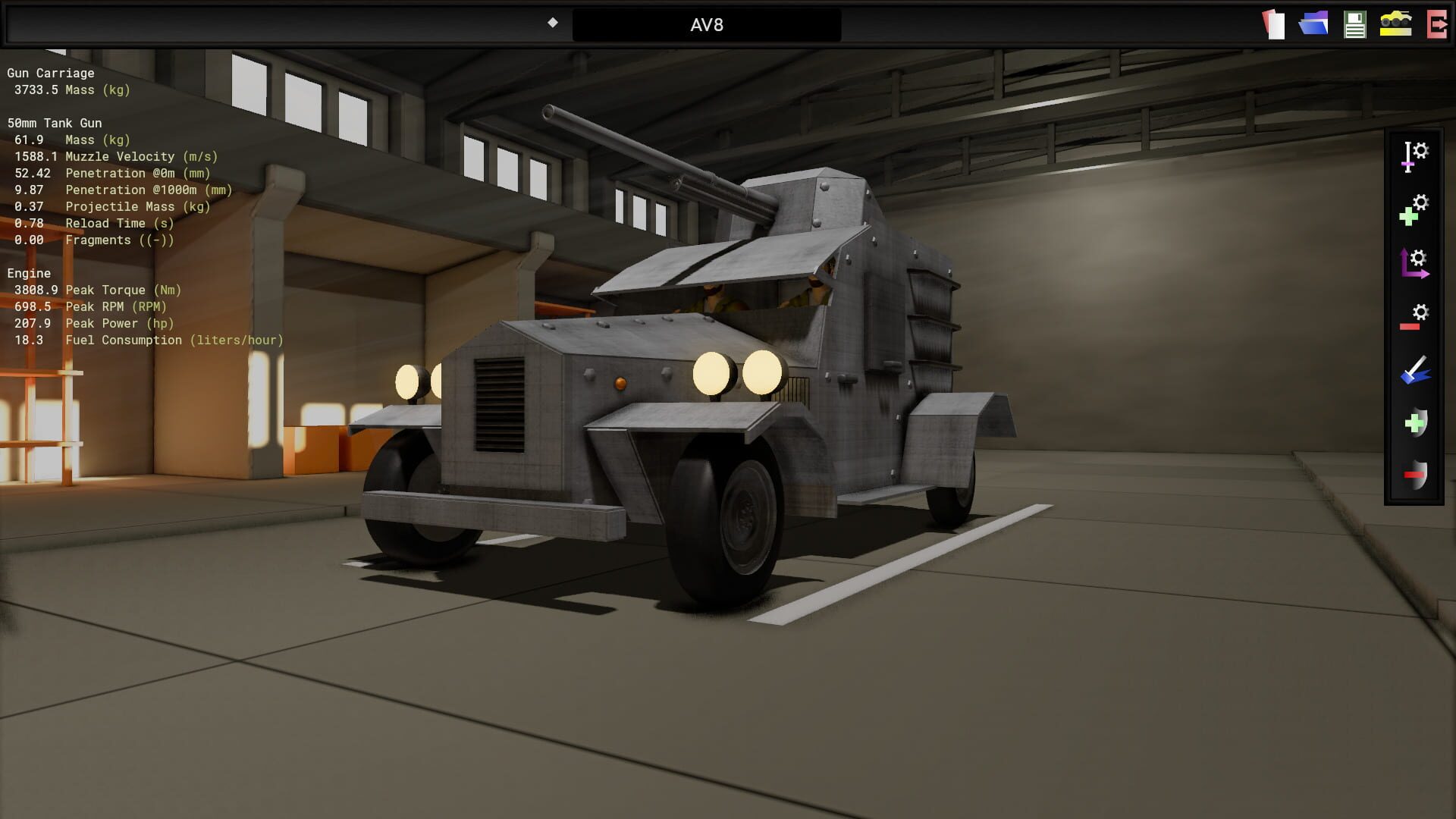 Foto do jogo Armored Vehicle Designer