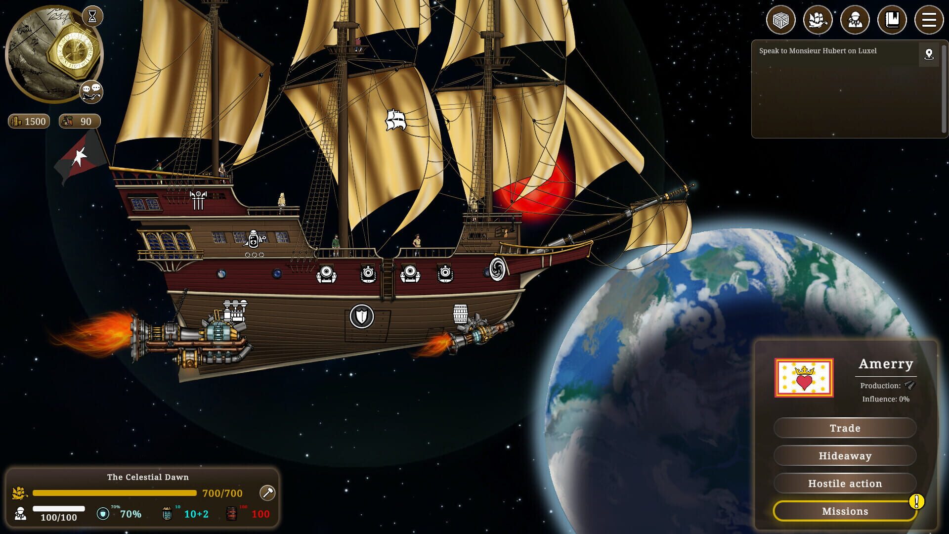 Foto do jogo Heliostar: Space Galleon