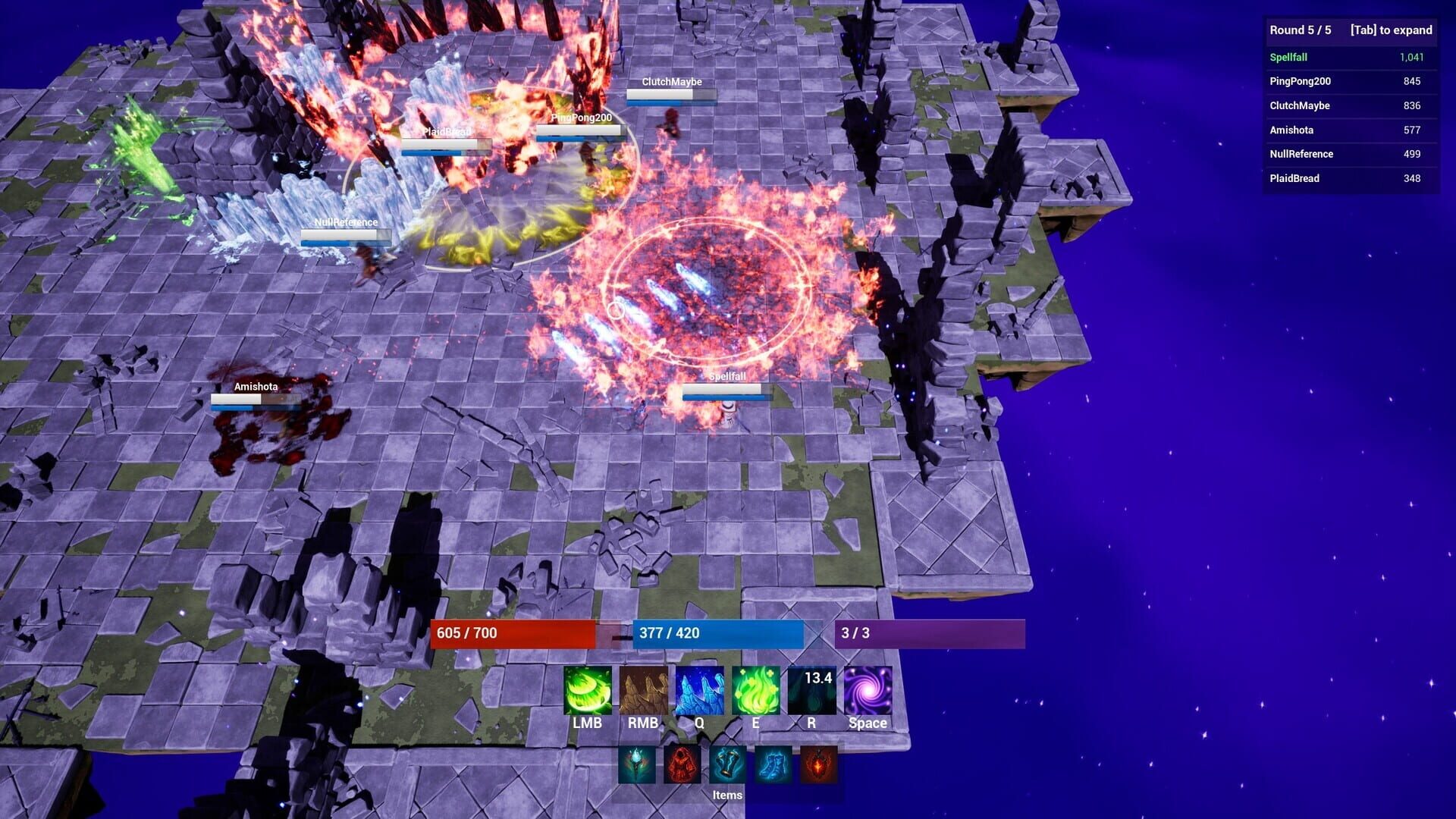 Foto do jogo Spellfall: Last Mage Standing