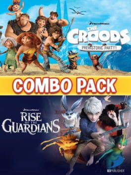 Foto do jogo The Croods: Prehistoric Party and Rise of the Guardians Combo Pack