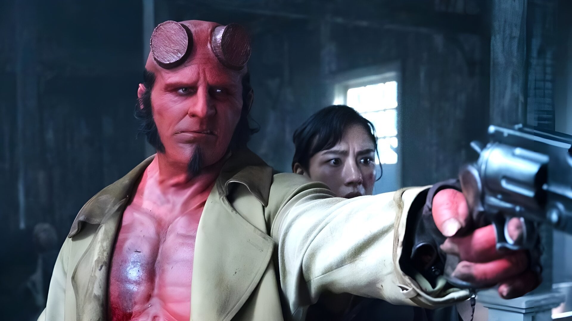 Foto do filme Hellboy e o Homem Torto