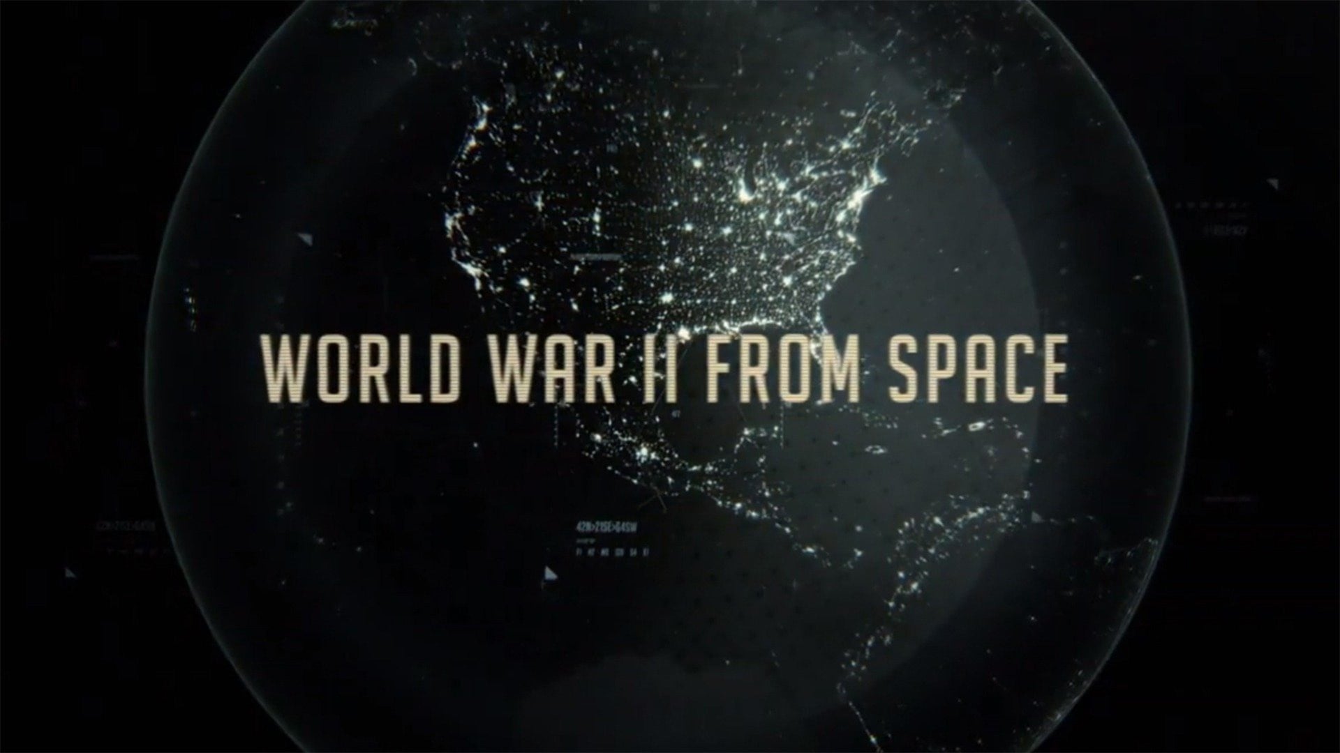 Foto do filme A 2º Guerra Mundial Vista do Espaço