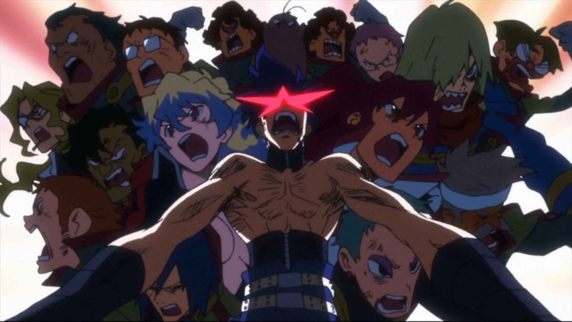 Foto do filme Gurren Lagann The Movie: The Lights in the Sky are Stars