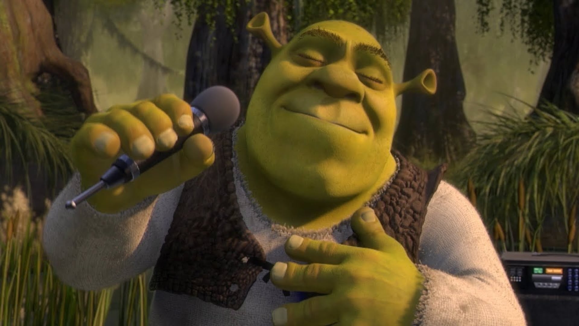 Foto do filme Shrek no Baile de Karaokê do Pântano