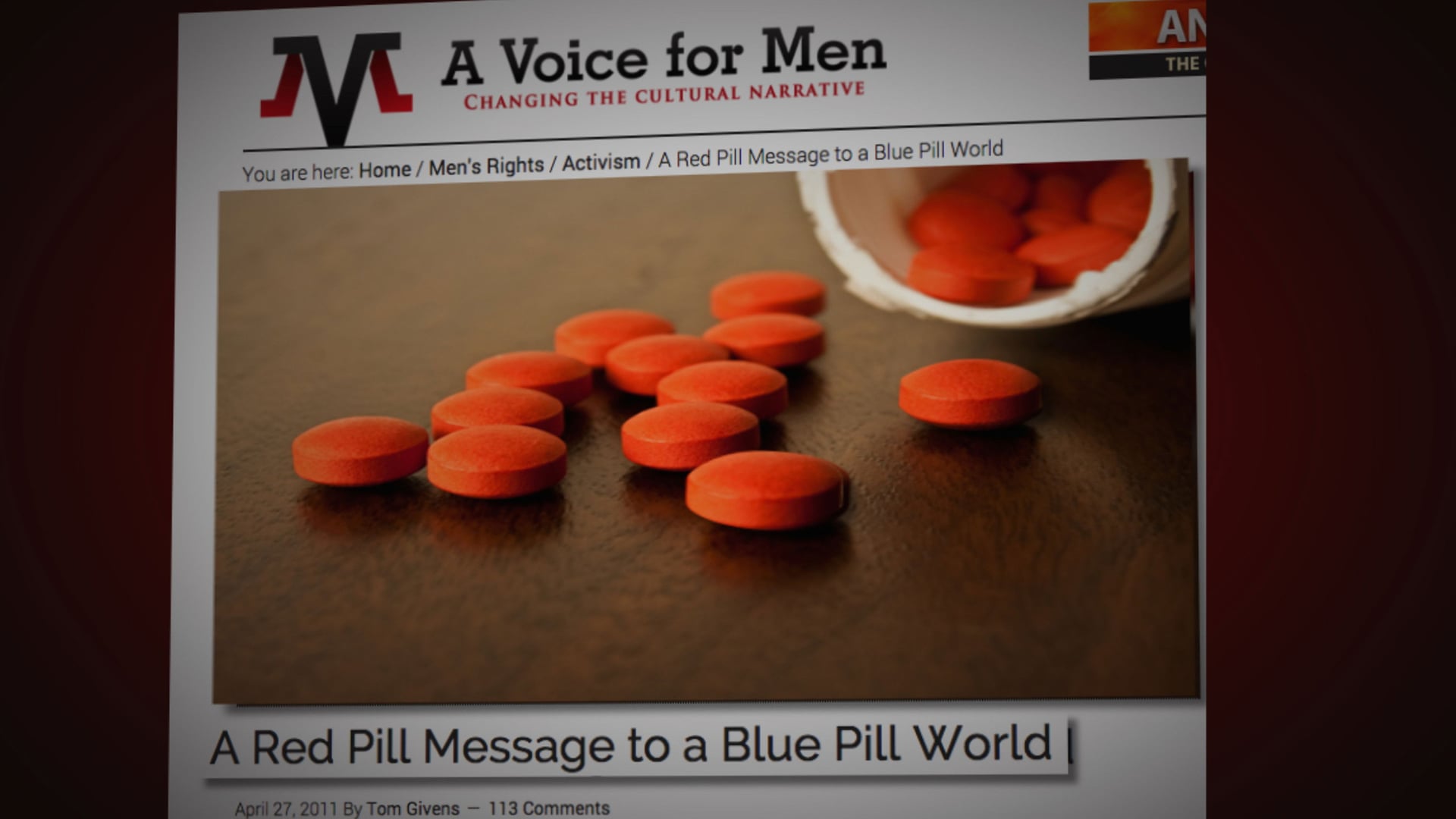 Foto do filme The Red Pill