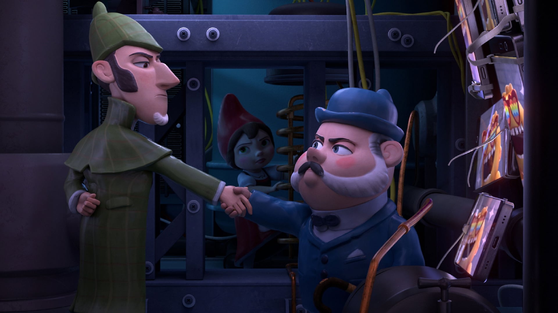 Foto do filme Gnomeu e Julieta: O Mistério do Jardim