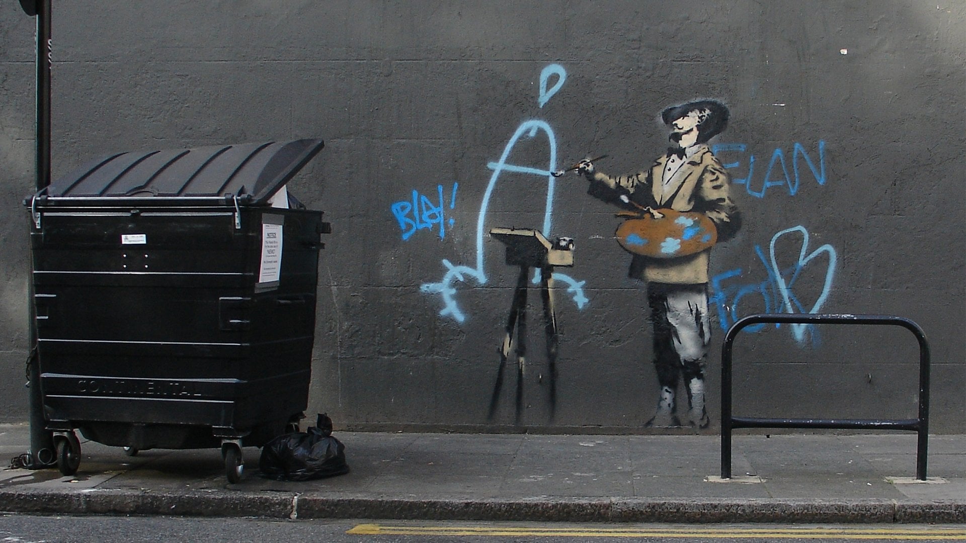 Foto do filme Bansky Pinta a Parede