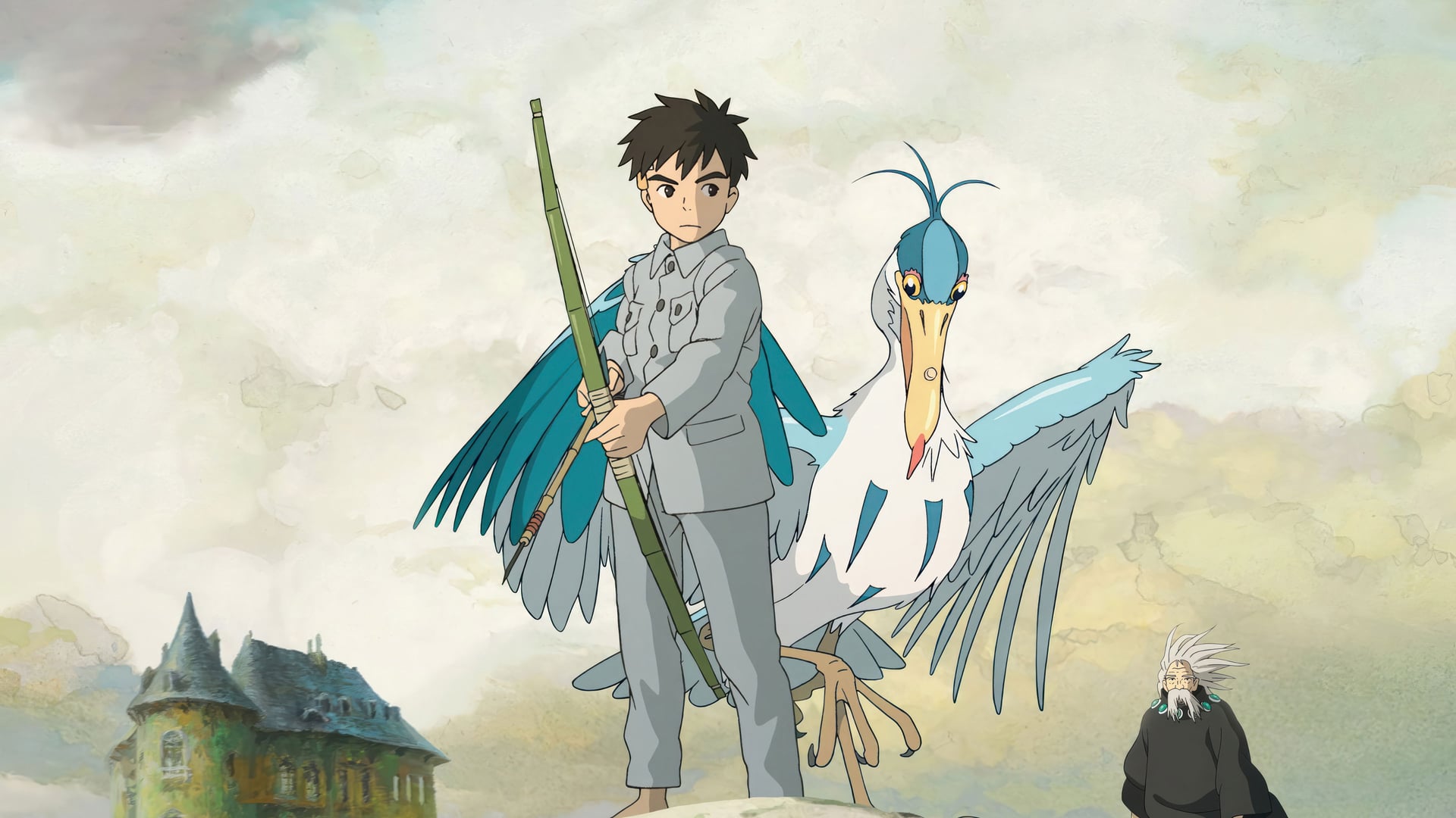 Foto do filme O Menino e a Garça