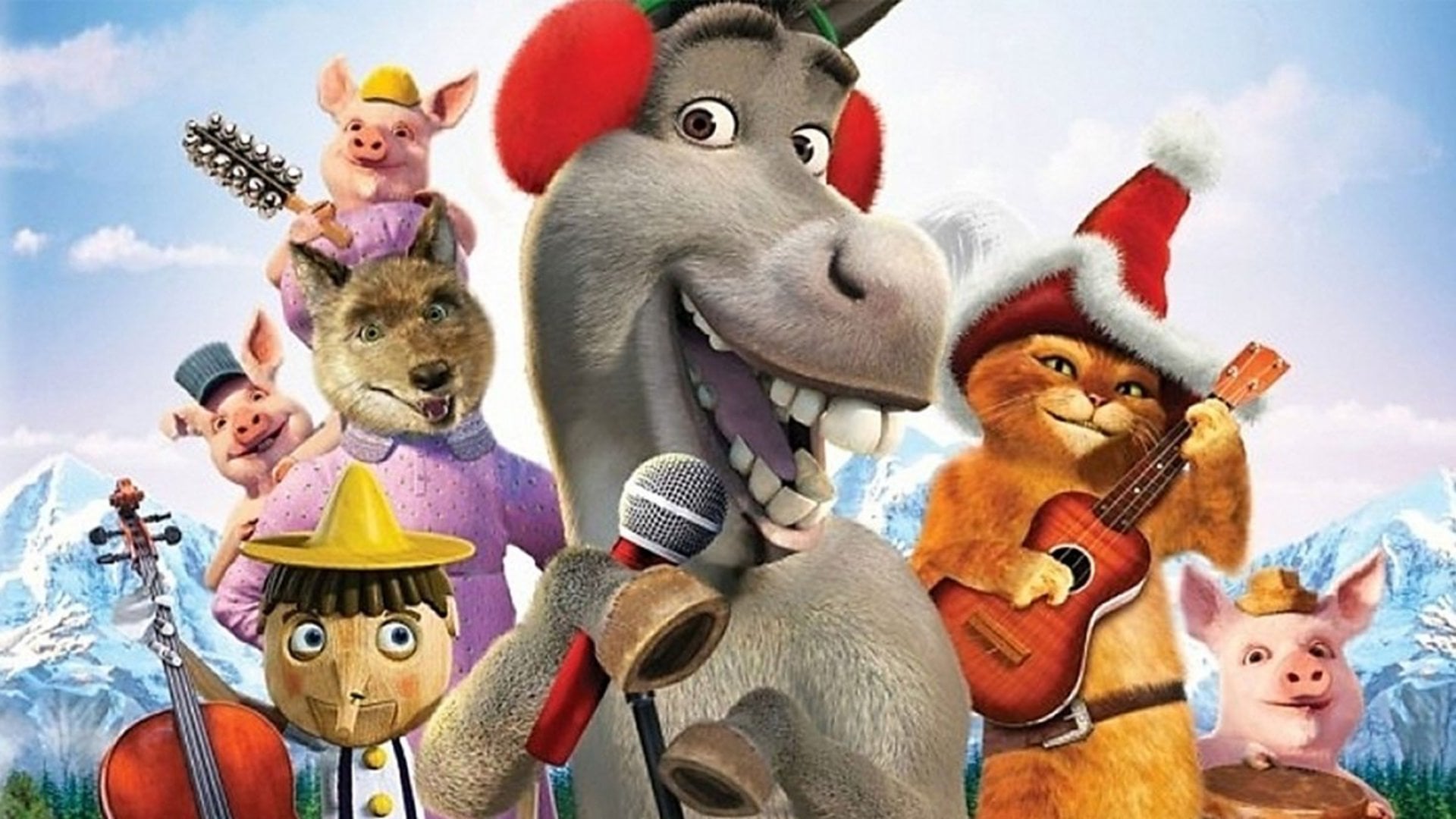 Foto do filme Natal Shrektacular do Burro