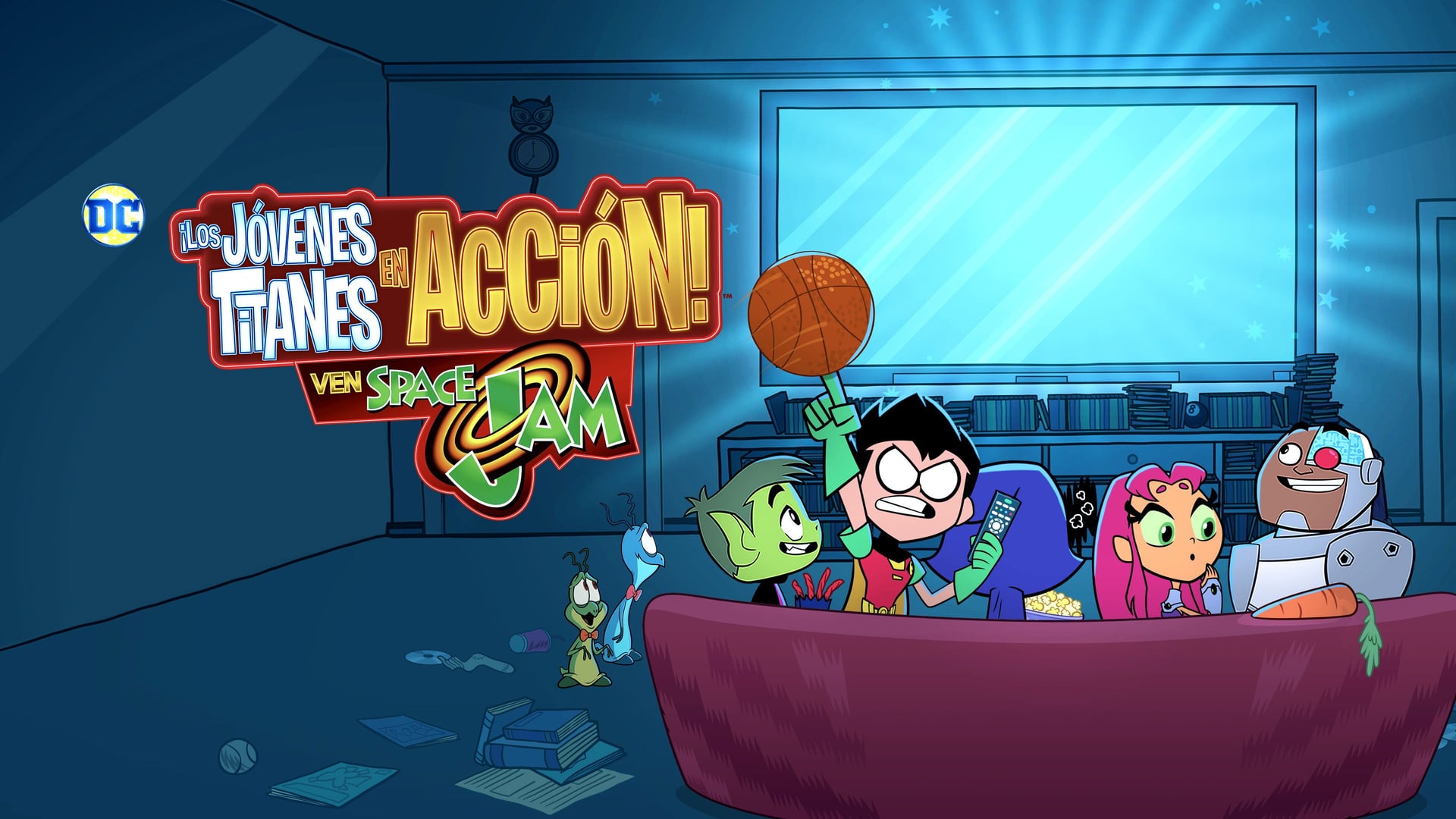 Foto do filme Os Jovens Titãs Assistem A Space Jam