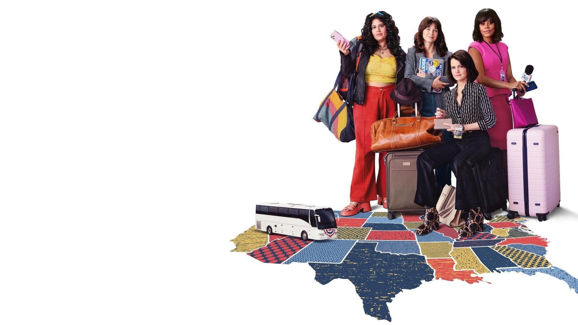 Foto do filme As Garotas do Ônibus: Jornalistas de Campanha