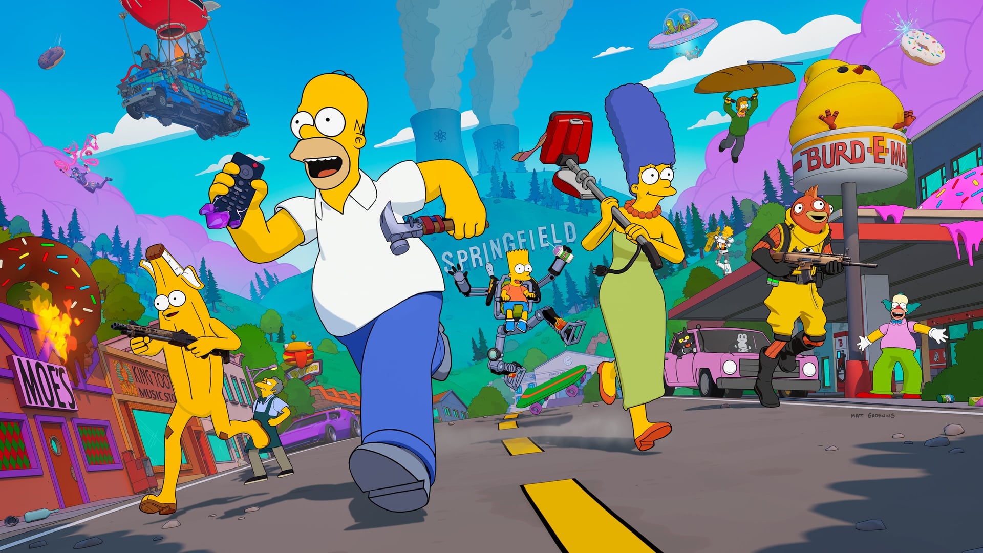 Foto do filme Fortnite x The Simpsons