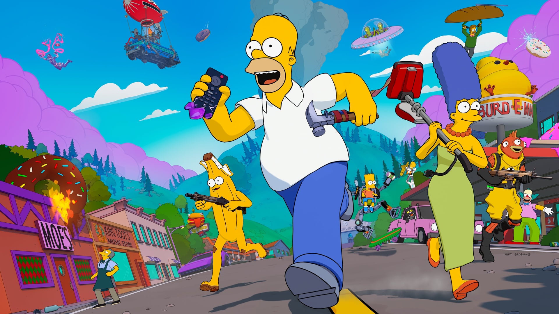 Foto do filme Fortnite x The Simpsons